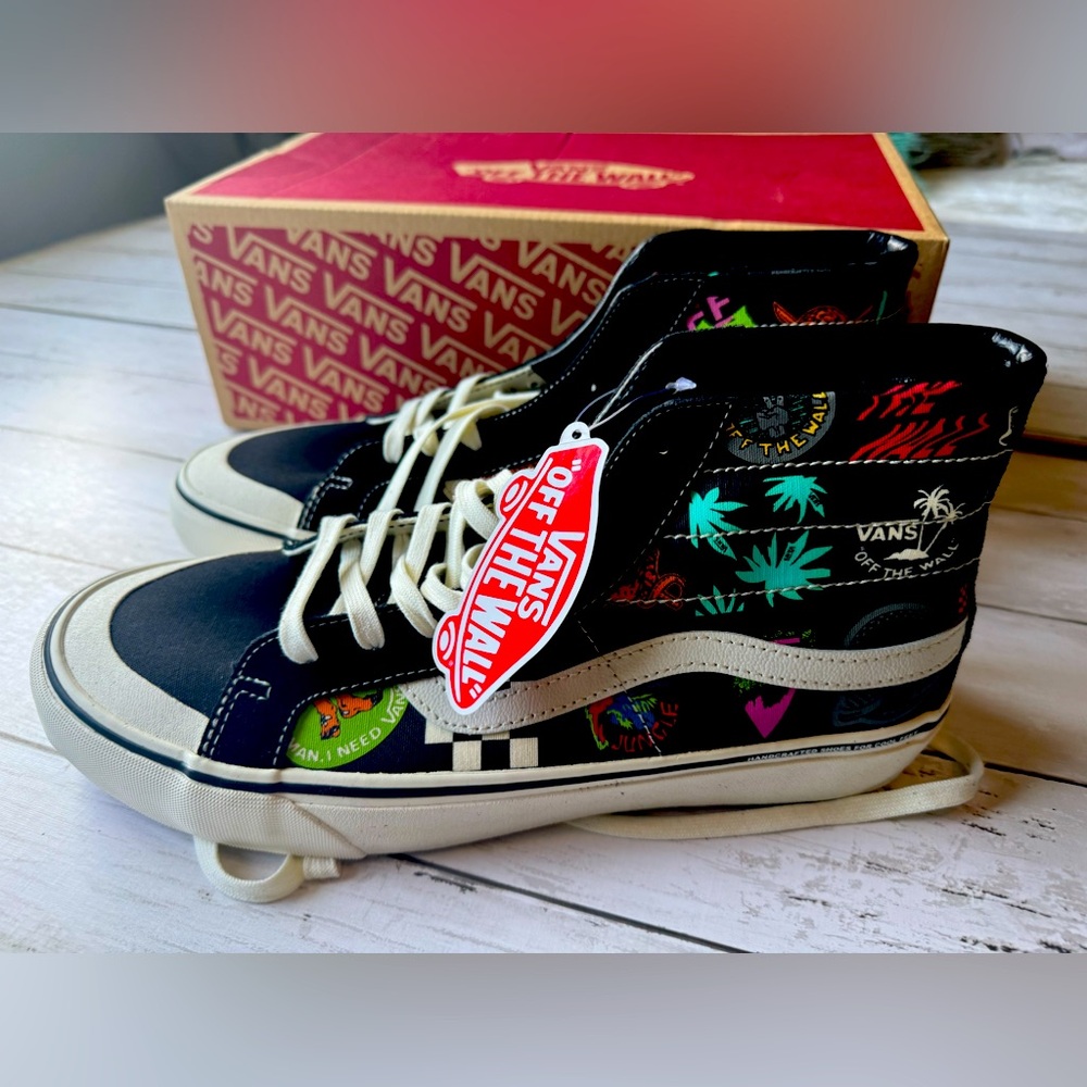 Vans Sk8-Hi 138 Decon Skate Shoes V66 Black Men's Size 11 BRAND NEW W BOX